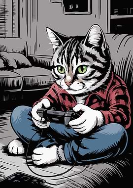 Cat Gamer