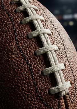 American Football Close-Up