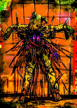 Springtrap Animatronic Digital Art