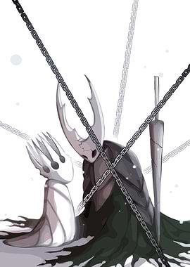Hollow Knight characters with chains