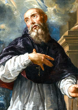 Saint Augustine of Hippo Painting