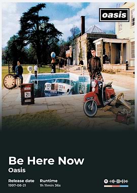 Oasis - Be Here Now Album Cover