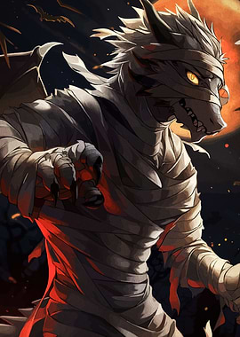Mummy Dragon Character