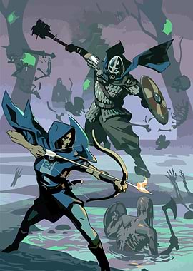 Archer vs. Viking Warrior