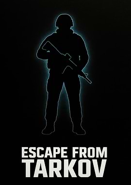 Escape From Tarkov Silhouette Poster