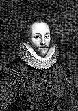 William Shakespeare Portrait Engraving