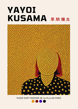 Yayoi Kusama Art Poster