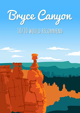Bryce Canyon Travel Poster