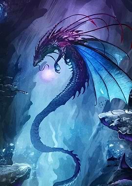 Underwater Dragon Cave