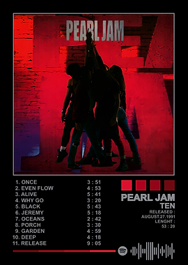 Pearl Jam Ten Album Cover