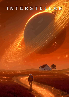 Interstellar Movie Poster Art