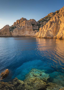 Coastal Landscape with Turquoise Water