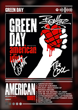 Green Day American Idiot Album Cover