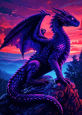 Majestic Dragon Mountain Peak