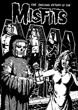 The Misfits: Shocking Return Comic Art