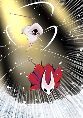 Hollow Knight Battle Scene