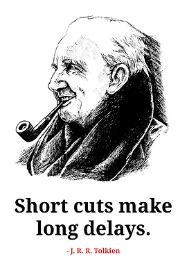 J.R.R. Tolkien Quote Portrait