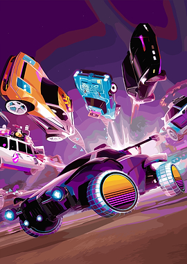 Rocket League Cars in Action