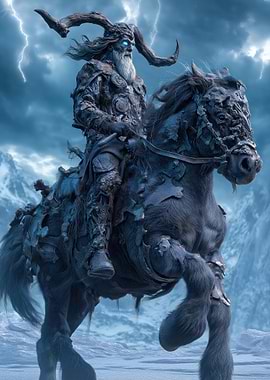 Odin Riding Sleipnir