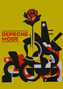 Depeche Mode Abstract Art