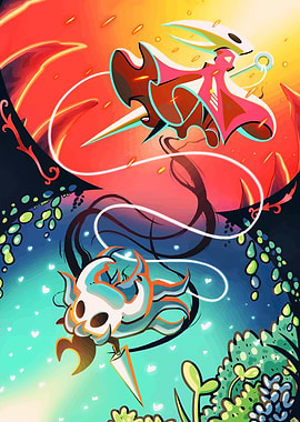 Hollow Knight: Hornet and Broken Vessel