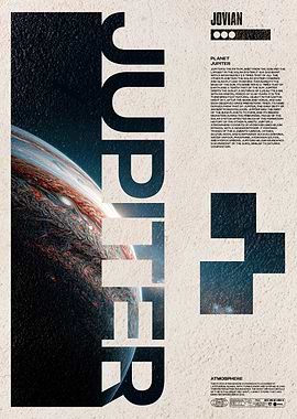 Planet Jupiter Poster