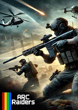 Arc Raiders: Intense Futuristic Combat Scene