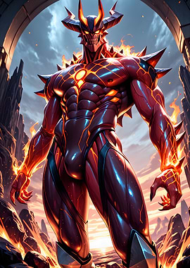 Fiery Demon Warrior