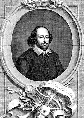 William Shakespeare Portrait Engraving