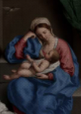 Madonna With The Infant Christ Child Holding A Goldfinch On A String