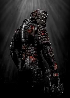 Dead Space Isaac Clarke in Darkness