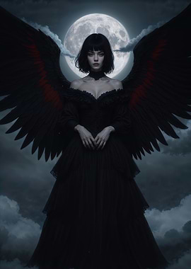 Dark Angel in Moonlight