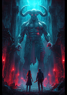 Confrontation with a Horned Giant