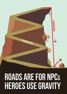 Roads vs Gravity: Hero's Path