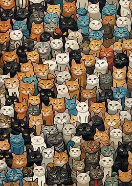 Crowd of Cats