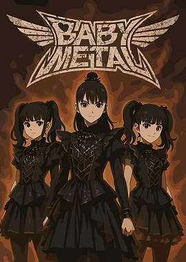 Babymetal Anime Art