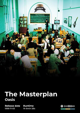 Oasis - The Masterplan Album Cover