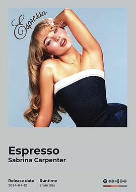Sabrina Carpenter Espresso Cover