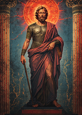 Ancient Warrior of Red Sun