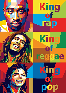 Kings of Music Pop Art