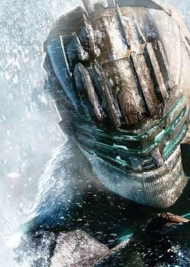 Dead Space Isaac Clarke Helmet Close-up