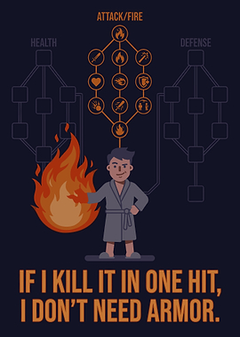 One-Hit Kill Gaming Humor