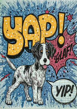 Springer Spaniel Yap Blaf Yip!