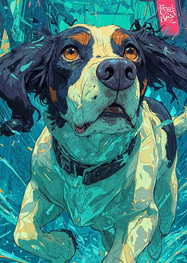 Energetic Springer Spaniel