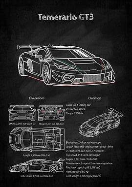 Temerario GT3 Car Blueprint