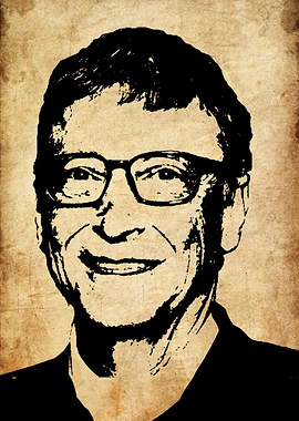 Bill Gates Portrait