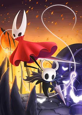 Hollow Knight: Hornet and The Knight