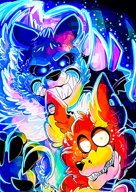 Furry Characters Digital Art