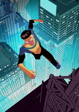 Invincible soars above the city