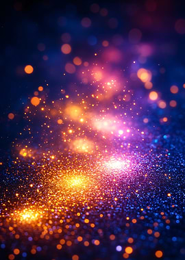 Abstract Glittering Lights Background